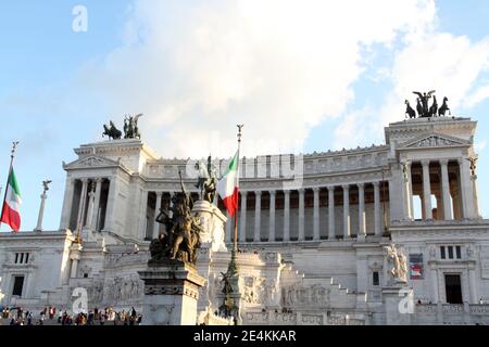 Roma, Italia - 31 ottobre 2016: L'altare della Patria Foto Stock