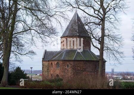 Saint Nicholas cappella presso il parco Valkhof di Nijmegen, Paesi Bassi Foto Stock