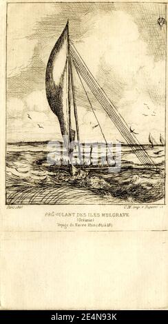 Meryon - Prô-volant des Îles Mulgrave, Océanie, 1870,0709.201. Foto Stock