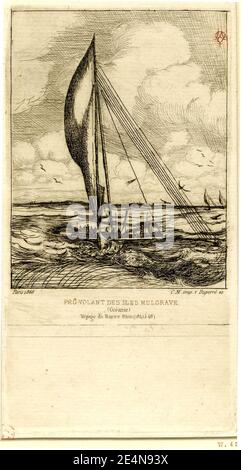 Meryon - Prô-volant des Îles Mulgrave, Océanie, 1876,0510.326. Foto Stock