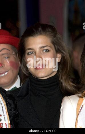 La principessa Charlotte di Monaco partecipa al 19 gennaio 2008 al Festival Internazionale del Circo di Monte Carlo a Monaco. Foto di Pool/ABACAPRESS.COM Foto Stock