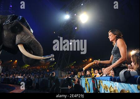 La Principessa Stephanie partecipa al 20 gennaio 2008 al Festival Internazionale del Circo di Monte Carlo a Monaco. Foto di Pool/ABACAPRESS.COM Foto Stock