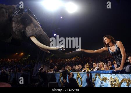 La Principessa Stephanie partecipa al 20 gennaio 2008 al Festival Internazionale del Circo di Monte Carlo a Monaco. Foto di Pool/ABACAPRESS.COM Foto Stock