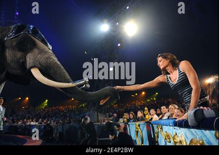 La Principessa Stephanie partecipa al 20 gennaio 2008 al Festival Internazionale del Circo di Monte Carlo a Monaco. Foto di Pool/ABACAPRESS.COM Foto Stock