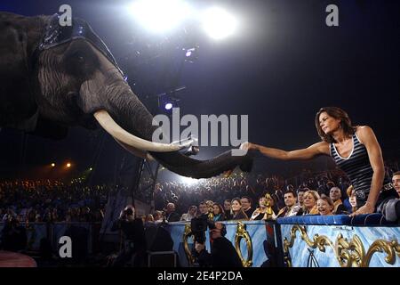 La Principessa Stephanie partecipa al 20 gennaio 2008 al Festival Internazionale del Circo di Monte Carlo a Monaco. Foto di Pool/ABACAPRESS.COM Foto Stock