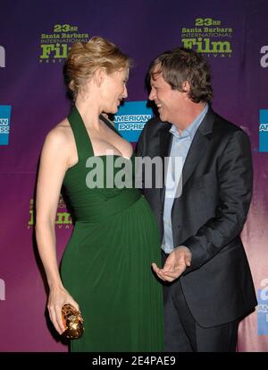 Un Cate Blanchett incinta, con il regista Todd Haynes, è onorato con il Modern Master Award 2008 al Santa Barbara Film Festival 2008 - Modern Master Tribute to Cate Blanchett, che si tiene sabato 26 gennaio 2008 all'Arlington Theatre di Santa Barbara, California, USA. Foto di David Miller/ABACAPRESS.COM Foto Stock