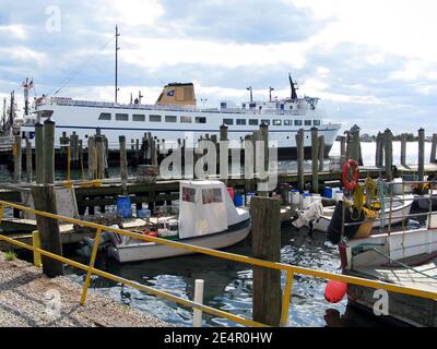 USA, Rhode Island, Point Judith, spedizioni, pesca, industria, porto di pesca, porto, Foto Stock