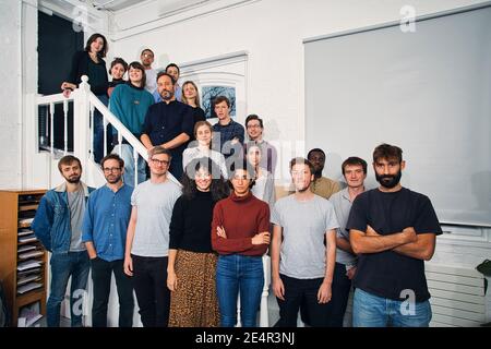 GRAN BRETAGNA / Inghilterra / Londra /Forensic Architecture/ Forensic Architecture team con il fondatore Architect Eyal Weizman.The team include architetti, Foto Stock