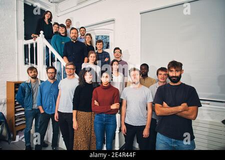 GRAN BRETAGNA / Inghilterra / Londra /Forensic Architecture/ Forensic Architecture team con il fondatore Architect Eyal Weizman.The team include architetti, Foto Stock