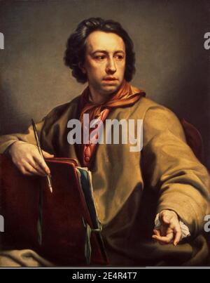 Anton Raphael Mengs - autoritratto Foto Stock