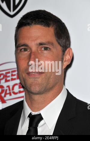 L'attore Matthew Fox partecipa alla Warner Bros. Big Picture 08 durante ShoWest, la convenzione ufficiale dell'Associazione Nazionale dei proprietari di Teatro a Las Vegas, NV, USA il 13 marzo 2008. Foto di Lionel Hahn/ABACAPRESS.COM Foto Stock