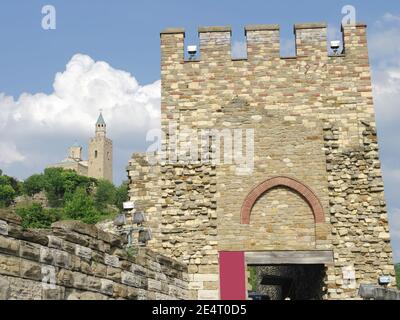 Fortezza di Tsarevets e Patriarca di Veliko Tarnovo, Bulgaria Foto Stock