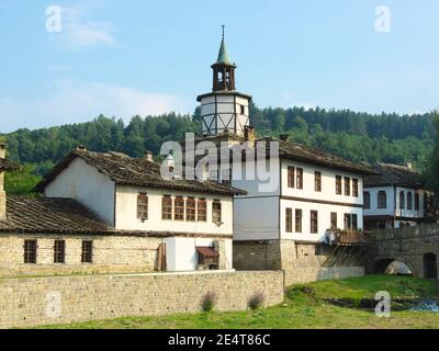 Architettura nazionale di revival a Tryavna, Bulgaria Foto Stock