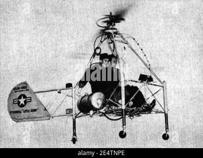 McDonnell XH-20 Little Henry in volo nel 1949. Foto Stock