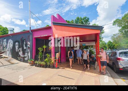 Street Scene nella piccola città rurale di Kenilworth, South East Queensland, QLD, Australia Foto Stock