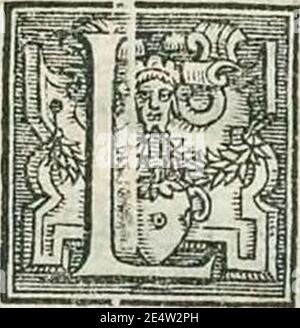 Mela - i tre libri di Pomponio Mela del sito, forma, e misura del mondo. Tradotto per messer Thomaso Porcacchi (pagina 12 raccolto). Foto Stock