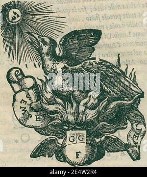 Mela - i tre libri di Pomponio Mela del sito, forma, e misura del mondo. Tradotto per messer Thomaso Porcacchi (pagina 114 raccolto). Foto Stock