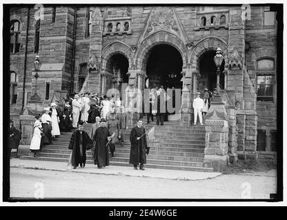 MEMORIAL alberi. MEMORIAL la piantumazione di alberi presso la Georgetown University Foto Stock