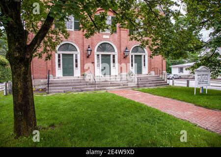 Unitarian Universalist Church a Peterborough, New Hampshire Foto Stock