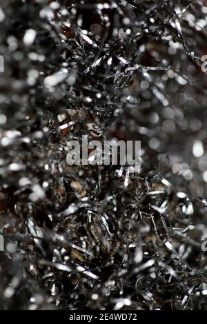 Metal Wire dish cleaner macro stampa moderna di alta qualità Foto Stock