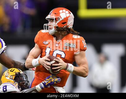 Virus. 29 Apr 2021. - Presentazione nazionale dovuta a virus.(FOTO DEL FILE).Nome: Trevor Lawrence.Round scelto: .Pick: .NFL Team: .College: Clemson Tigers.posizione: Quarterback.(credito obbligatorio: Jose/SonyPro/MarinMedia.org/Cal Sport Media) (fotografo completo assoluto, e crediti richiesti). Credit: csm/Alamy Live News Foto Stock