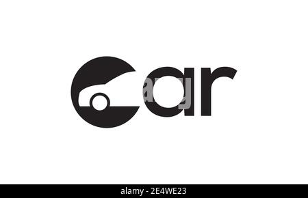 lettera c per la grafica vettoriale dell'icona del logo dell'auto moderna design Illustrazione Vettoriale