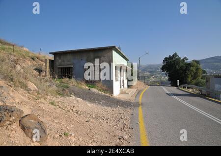 Museo e memoriale Eli Cohen, Golan Heights, Israele. Eliyahu ben-Shaul Cohen, comunemente noto come Eli Cohen, era una spia israeliana. È meglio conosciuto per h. Foto Stock