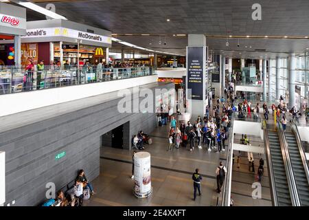 Bogotà, Colombia - 30 Gennaio 2019: terminal dell aeroporto di Bogotà (BOG) in Colombia. Foto Stock