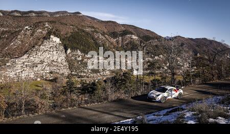 47 Raphael ASTIER (fra), Frederic VAUCLARE (fra), ALPINE A110, RGT RGT Cars, in azione durante il WRC World Rally Car Cham/LM 2021 Foto Stock