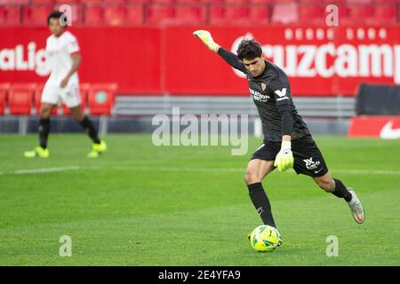 Yassine Bounou "Bono" di Siviglia durante il campionato spagnolo la Liga partita di calcio tra Sevilla FC e CAD / LM Foto Stock