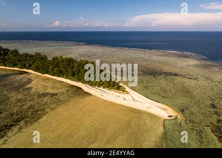 Veduta aerea di Bougainville, Papua Nuova Guinea Foto Stock