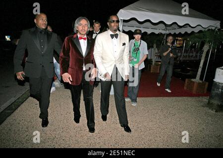 P. Diddy partecipa alla festa di Roberto cavalli a bordo di uno yacht nel porto di Cannes, in Francia, il 21 maggio 2008 durante il 61° Festival Internazionale del Cinema. Foto di ABACAPRESS.COM Foto Stock