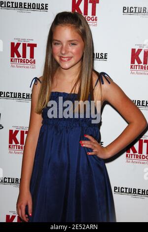 L'attrice Madison Davenport partecipa alla prima di 'Kit Kittredge: An American Girl' tenutasi al Teatro Ziegfeld di New York City, NY, USA il 19 giugno 2008. Foto di Gregorio Binuya/ABACAPRESS.COM Foto Stock