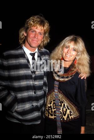 Jeff Conaway e la moglie Rona Newton-John Credit: Ralph Dominguez/MediaPunch Foto Stock