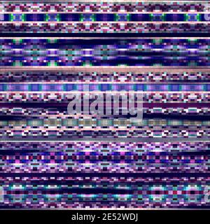 Stampa con motivo pixel quadrati Kilim Rug senza cuciture Foto Stock