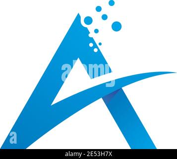Un modello di logo Letter pixel art design Illustrazione Vettoriale