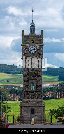 Newmills War Memorial, Keith, Moray Foto Stock