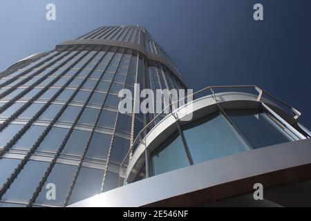 DUBAI, EMIRATI ARABI Uniti - 11 Ott 2006: Vista di Skyline a Dubai Emirati Arabi Uniti Foto Stock