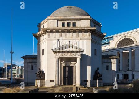 La Sala della memoria in Centenary Square, Birmingham, Regno Unito Foto Stock