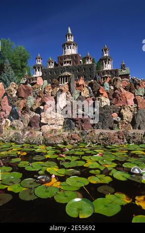 Petersen Giardino di Roccia, Deschutes County, Oregon Foto Stock