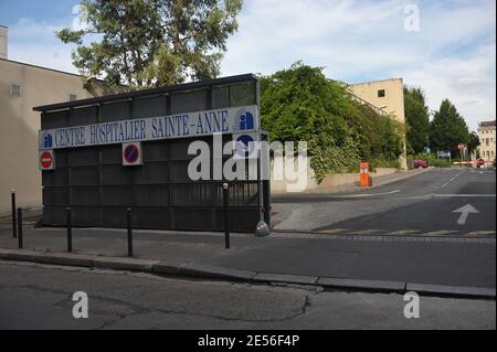 Ospedale psichiatrico Saint-Anne a Parigi, Francia 5 agosto 2008, dove l'ex militante della Brigata Rossa Italiana Marina Petrella è ricoverato in ospedale. La corte di Versailles ha stabilito che l'ex terrorista è liberato dalla prigione perché soffre di problemi di salute. Foto di Giancarlo Gorassini/ABACAPRESS.COM Foto Stock