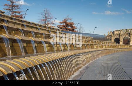 Sheaf Square a Sheffield. Foto Stock