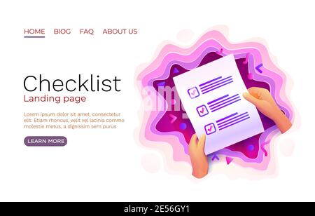 File cartaceo di documenti, pagina di lavoro aziendale, contratto finanziario. Illustrazione vettoriale Illustrazione Vettoriale