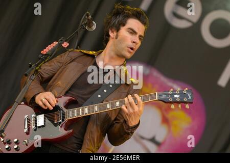 Il cantante Kelly Jones della band britannica Stereophonics si esibisce dal vivo durante il 'Furia Sound Festival', a Cergy, vicino a Parigi, Francia, il 29 giugno 2008. Foto di DS/ABACAPRESS.COM Foto Stock