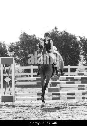 FEI Children Jumping Challenge Israele 2019 Foto Stock