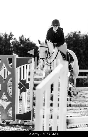 FEI Children Jumping Challenge Israele 2019 Foto Stock