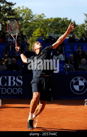 L'ex giocatore francese Stefan Edberg partecipa alla 5a edizione del Trofeo Lagardere presso il Racing Club de France, Parigi, il 19 settembre 2008. Foto di Mehdi Taamallah/Cameleon/ABCAPRESS.COM Foto Stock