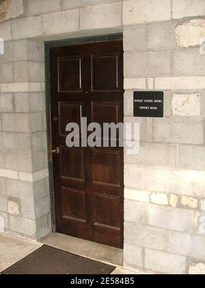 Vedute generali della Chiesa episcopale di San Bernardo de Clairvaux e dell'Antico Monastero Spagnolo a North Miami, Fla 5/8/07. Tutti i feesdevono essere concordati prima della pubblicazione. [[tag]] Foto Stock