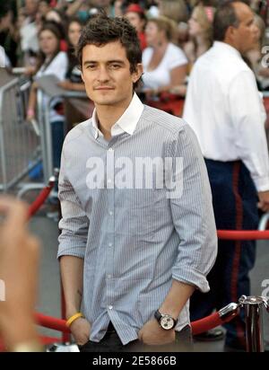 Orlando Bloom partecipa alla prima mondiale dei Pirati dei Caraibi: Alla fine del mondo a Disneyland ad Anaheim, California 5/19/07. [[laj]] Foto Stock