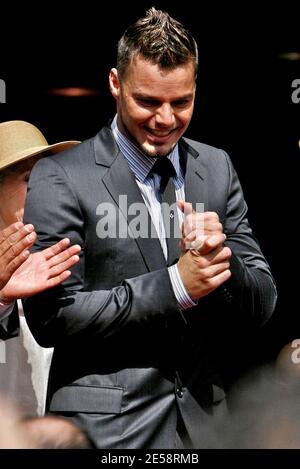 Ricky Martin riceve una stella sulla Hollywood Walk of Fame. Los Angeles, California 10/16/07. [[laj]] Foto Stock